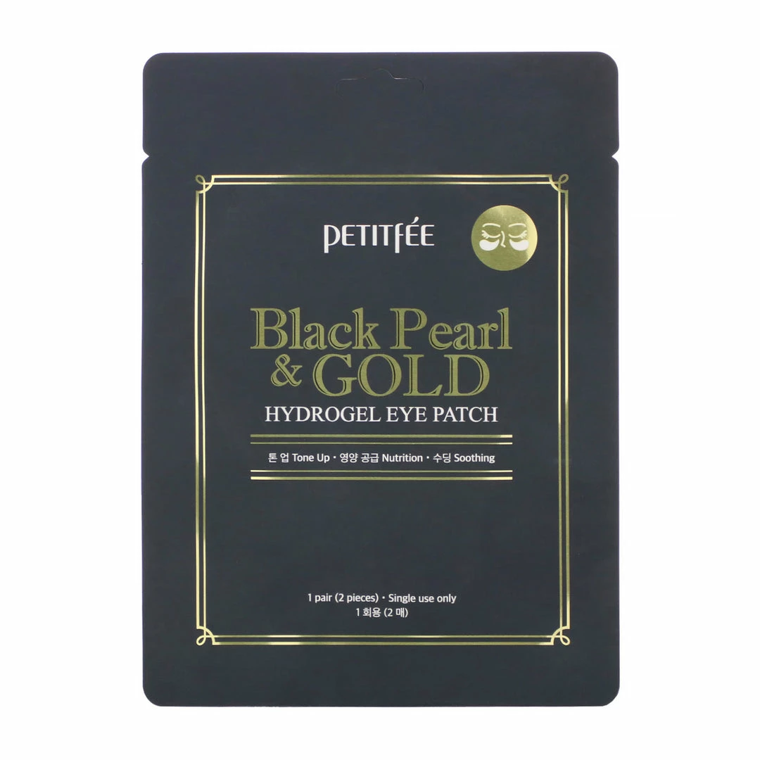Petitfee SKINCARE Hydrogel Black And Pearl Eye Patch (1 Pair) 3 Petitfee SKINCARE Hydrogel Black And Pearl Eye Patch (1 Pair)