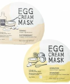 Too Cool For School Egg Cream Masks SKINCARE