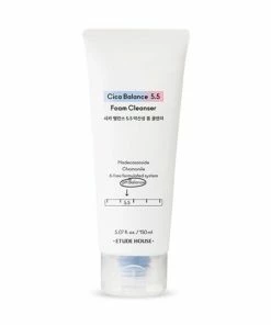 Etude House NEW IN Cica Balance 5.5pH Foam Cleanser